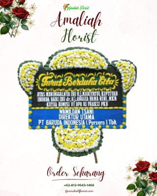 Papan Bunga Duka di Balong