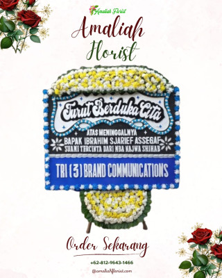 Papan Bunga Duka di Balong